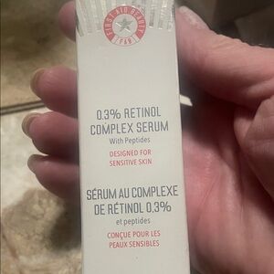 First Aid Beauty Retinol Complex Serum - White with Red Accents